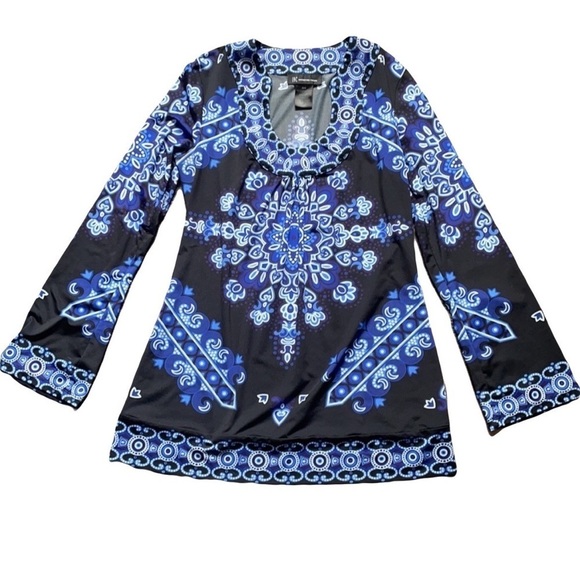 I-N-C International Concepts Ladies Tunic Size Medium - Picture 1 of 10